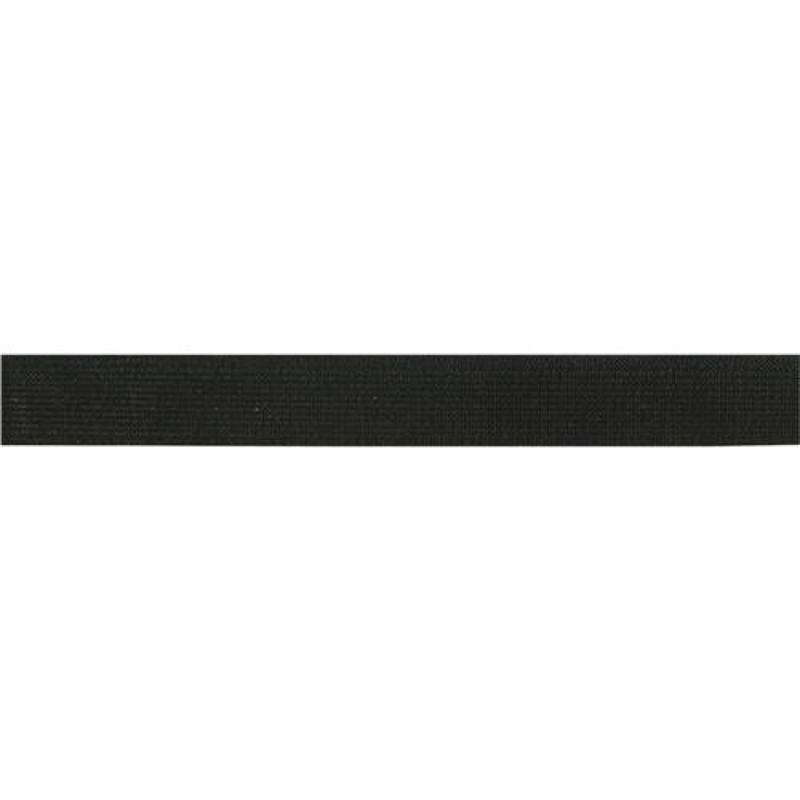 Restyle geweven elastiek - zwart 20mm