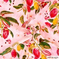 Cocoa vruchten print