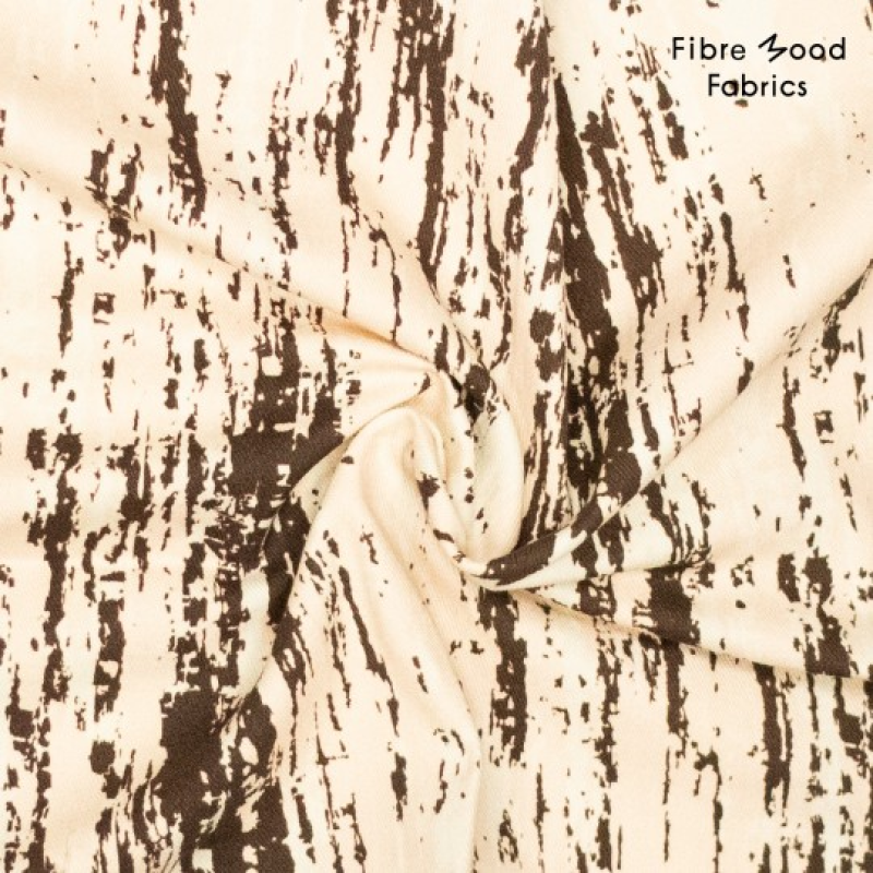 Katoenen Twill met digitale print FM