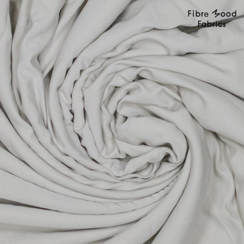 Viscose nylon Twill FM - licht grijs