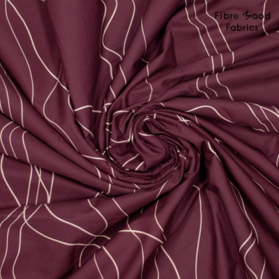 Poplin wriemel streep FM