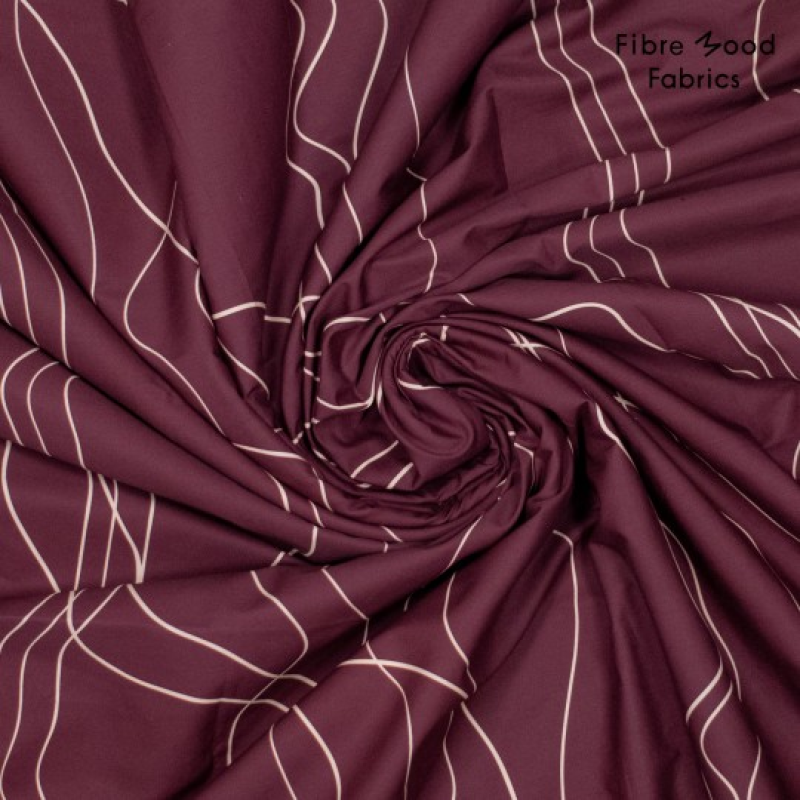 Poplin wriemel streep FM