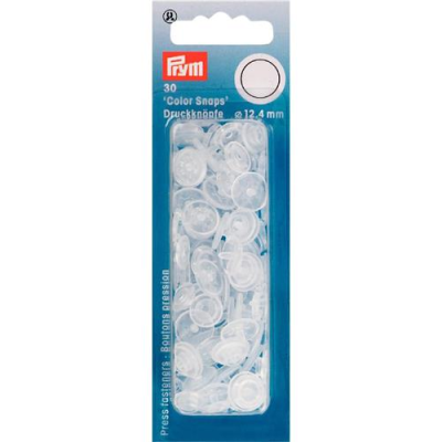 Prym Color Snaps 12,4 mm - transparant mat