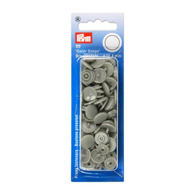 Prym Color Snaps 12,4 mm - grijs