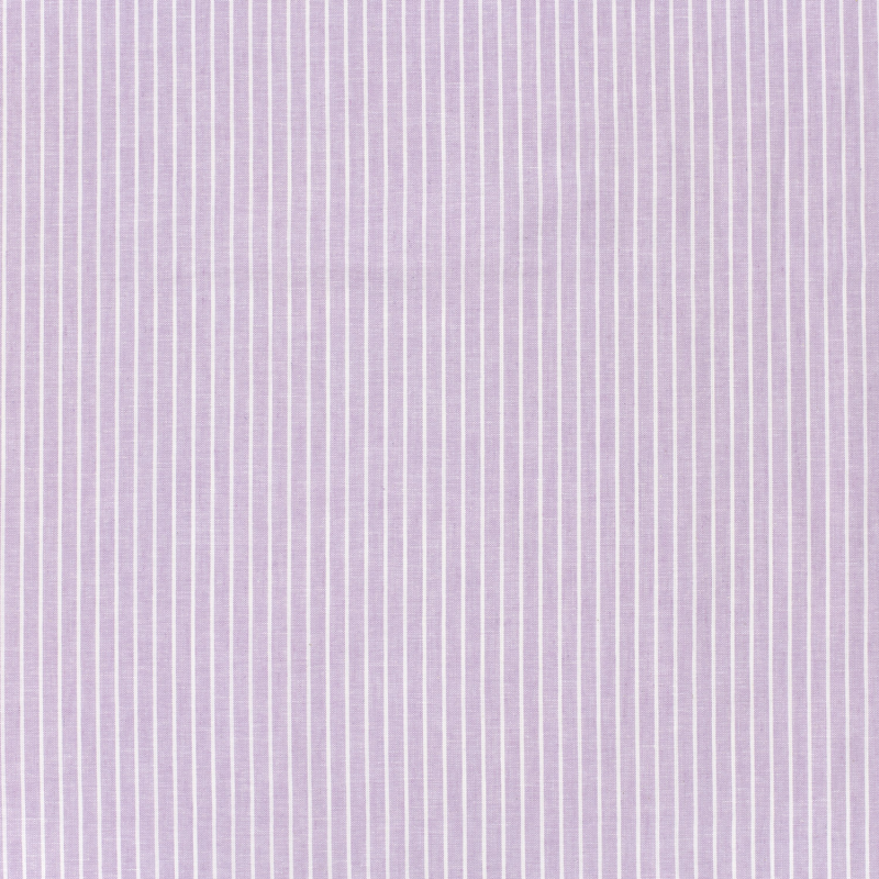Chambre linnen katoen - paars lila brede streep
