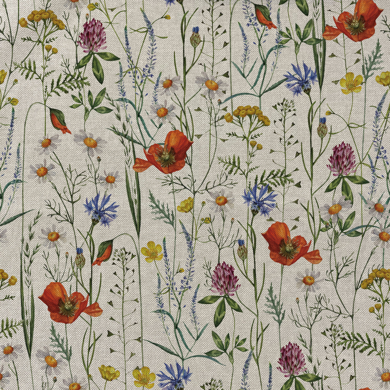 canvas zomerbloemen