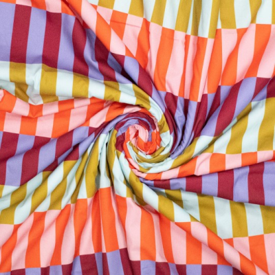 Poplin ruiten print - ilya Amsterdam 