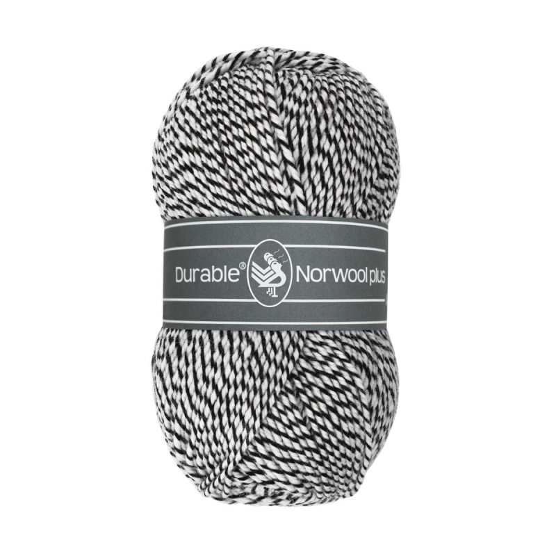 Durable Norwool - plus wit zwart M000