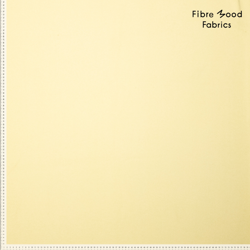 Boord 2x2 rib katoen elastan - FM licht geel