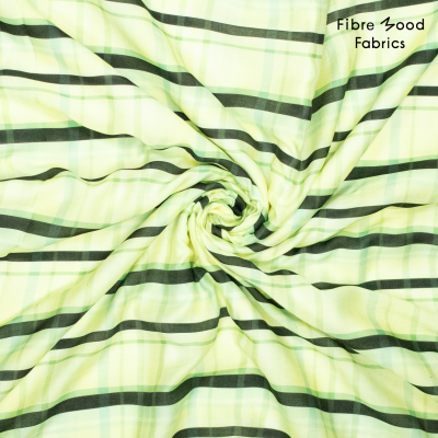 FM geweven tencel nylon ruit