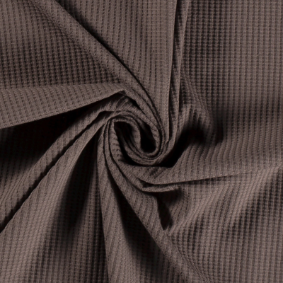 Tricot Waffle 054 taupe grijs