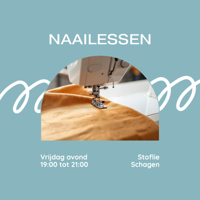 Naailes - vrijdagavond 19:00-21:00 startdatum 21 augustus