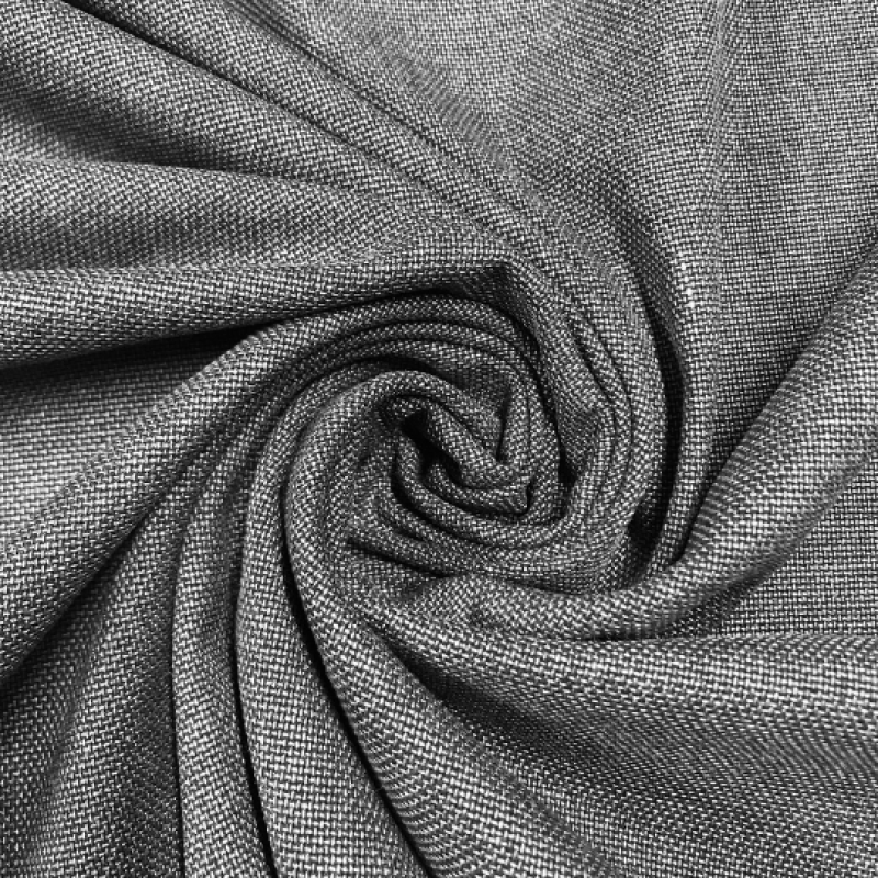 geweven bamboo met gerecycled polyester - zwart 15
