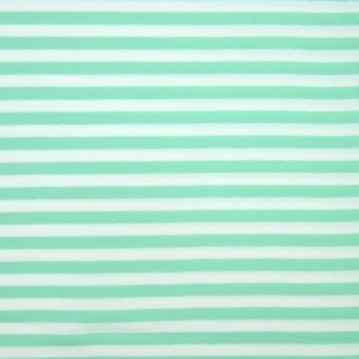 Piqué stripe Mint/Wit
