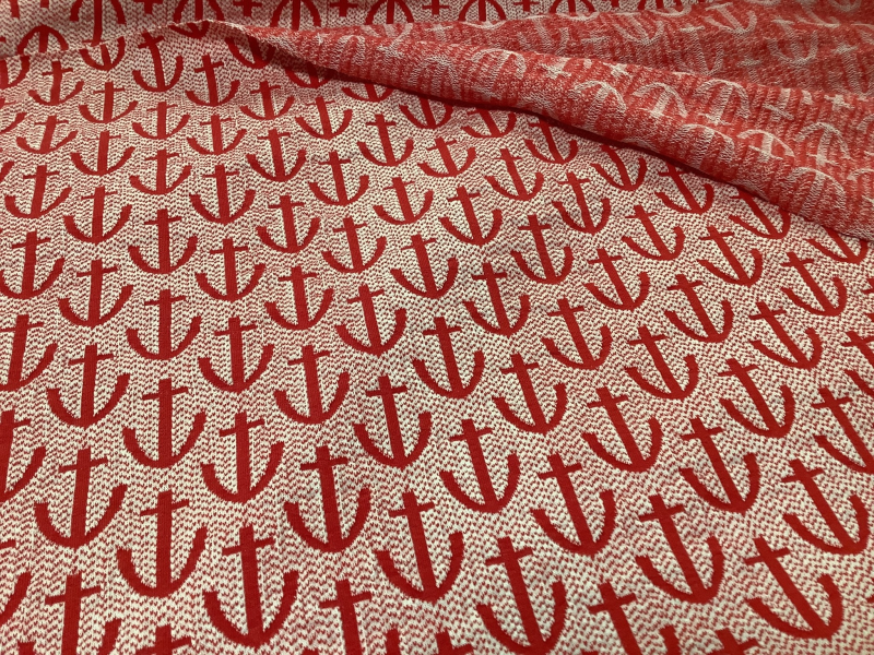 Ahoy anchor knit meringa ALBstoffe