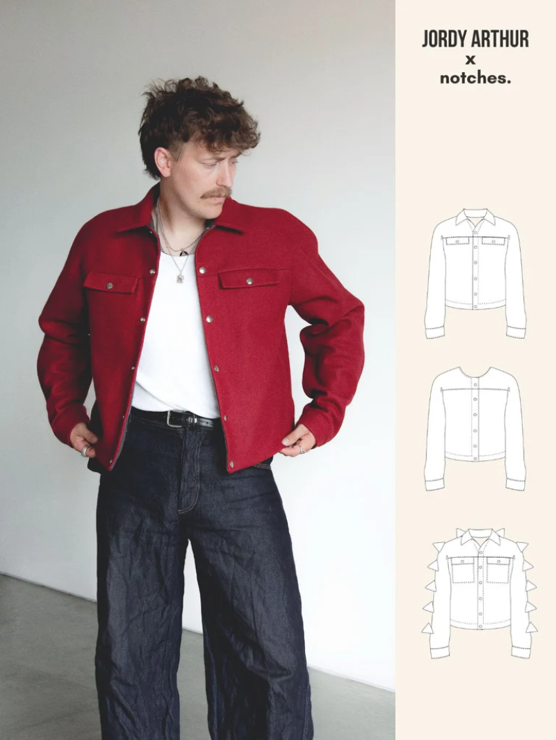 Notches papieren patroon - Jordy