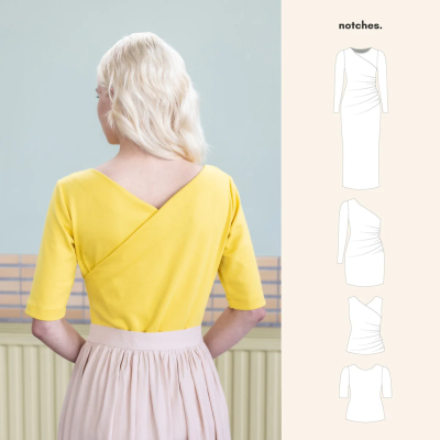 Notches papieren patroon - Moriko