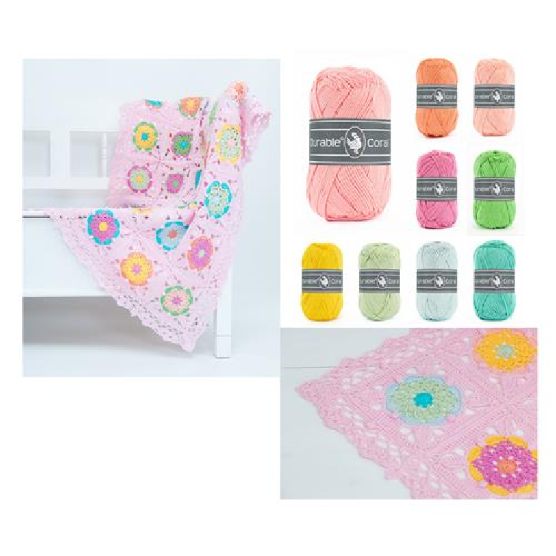 Haakpakket Durable - roze