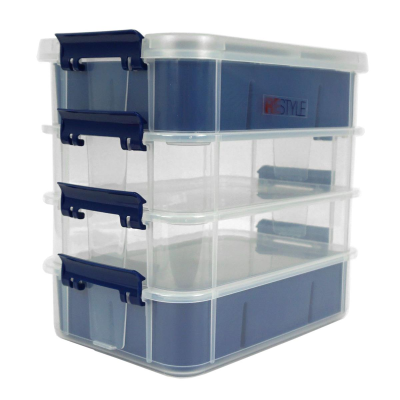 Opbergbox 28x18x25cm stapelbaar
