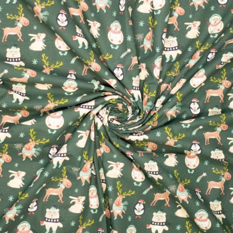 kerst poplin - PS