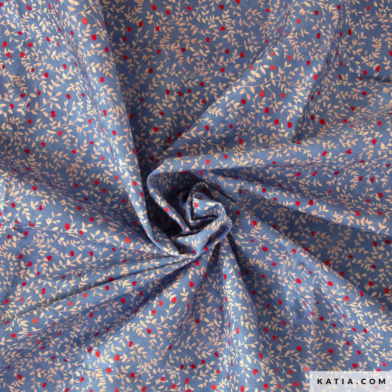 Katia Poplin - Micro flowers