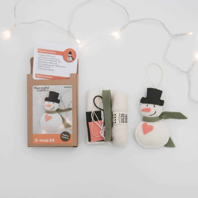 X-mas pakketjes - sneeuwpop