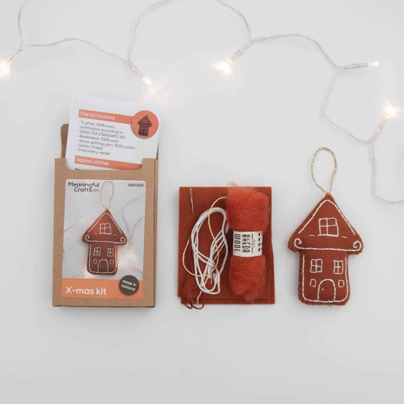 X-mas pakketjes - gingerbread huisje
