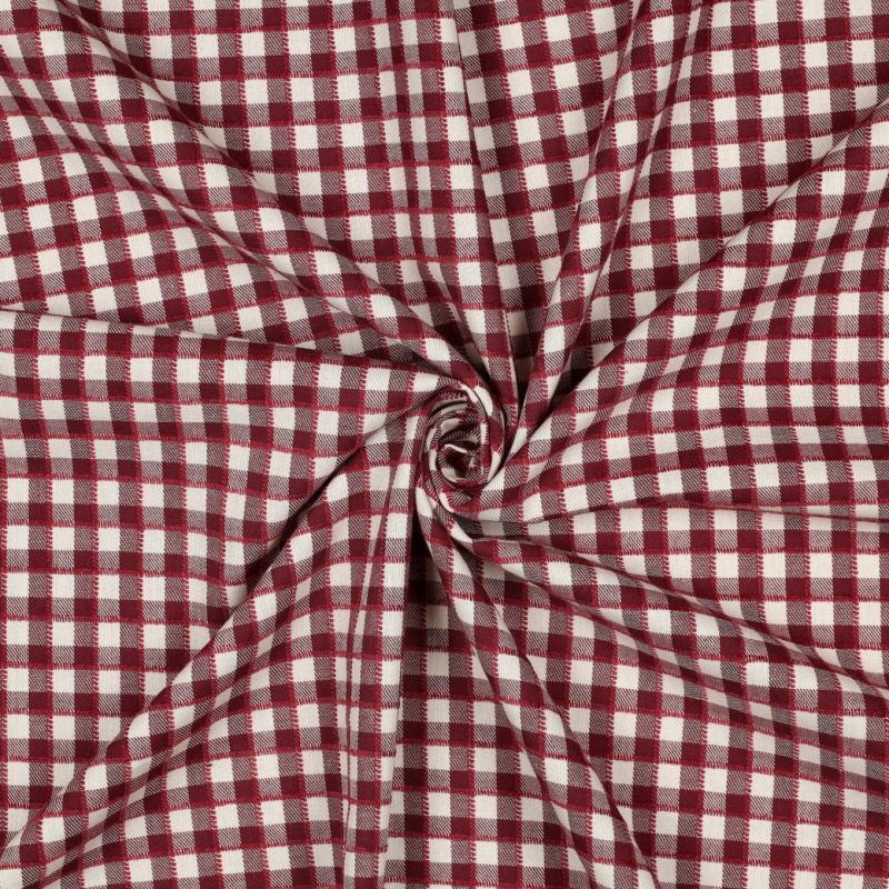 garengeverfde ruit - Burgundy