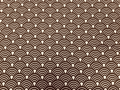 ALB sakura Seigaiha Brown