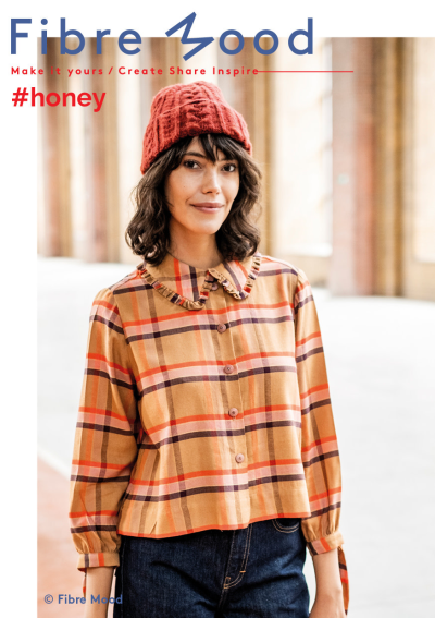 Viscose geweven ruit motief FM