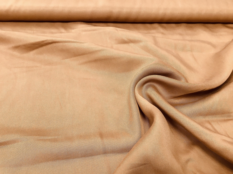 Geweven tencel in camel tint FM